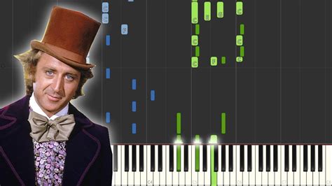 Willy Wonka - Pure Imagination (Piano Tutorial) [Synthesia] - YouTube