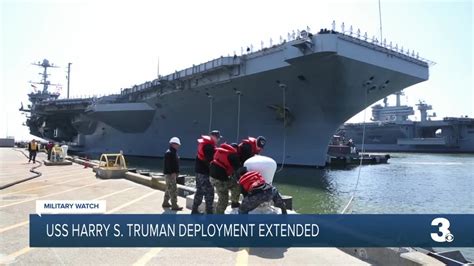 USS Harry S. Truman's deployment extended as crisis in Ukraine continues