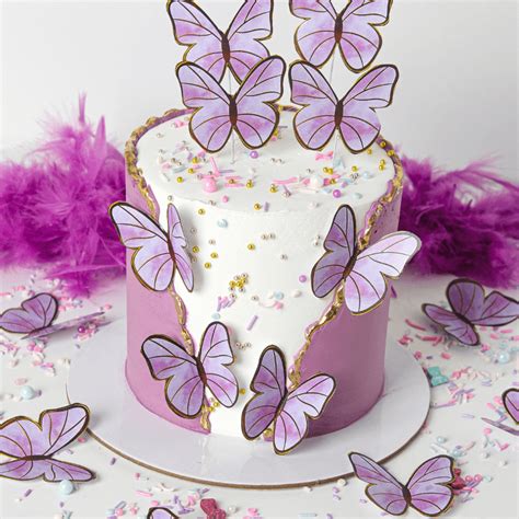 Purple Butterfly Cake | Vibrant Colors and Delicious Flavors