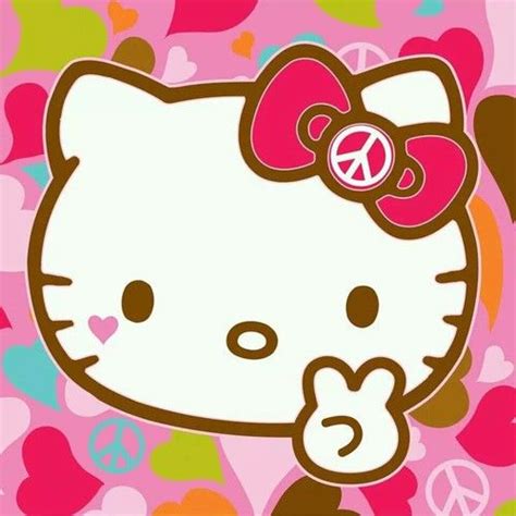 Hello kitty peace | Hello kitty pictures, Hello kitty toys, Hello kitty pillow