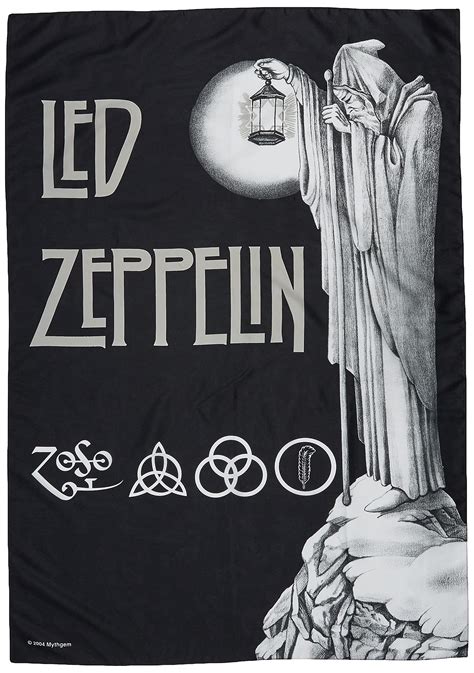 Buy Led Zeppelin Stairway To Heaven Fabric / 44" x 22" (hr) Online at ...