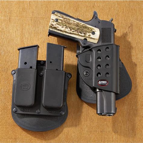 Fobus® 1911 Evolution Pistol Holster with Mag Pouch - 133704, Holsters at Sportsman's Guide