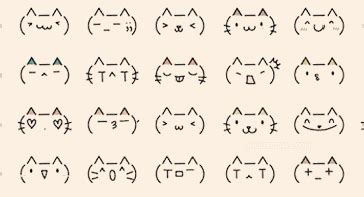 Chats en signes! Cat faces made with keyboard characters. | Crazy cats, Cat signs, Cat face