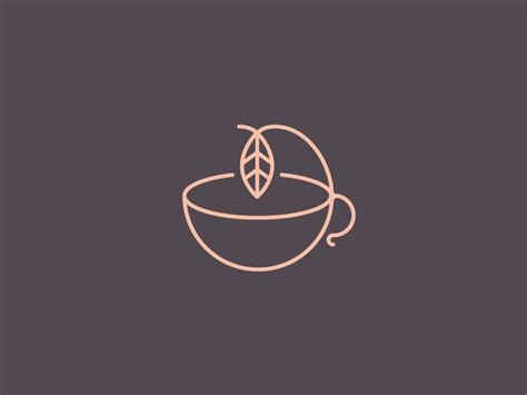 Tea Logo | Tea logo, Cafe logo design, Minimalist logo design