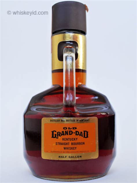 old_grand_dad_86_proof_bourbon_half_gallon_1974_back | whiskey id ...