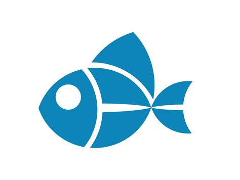 Blue fish Logo Icon 12996708 PNG