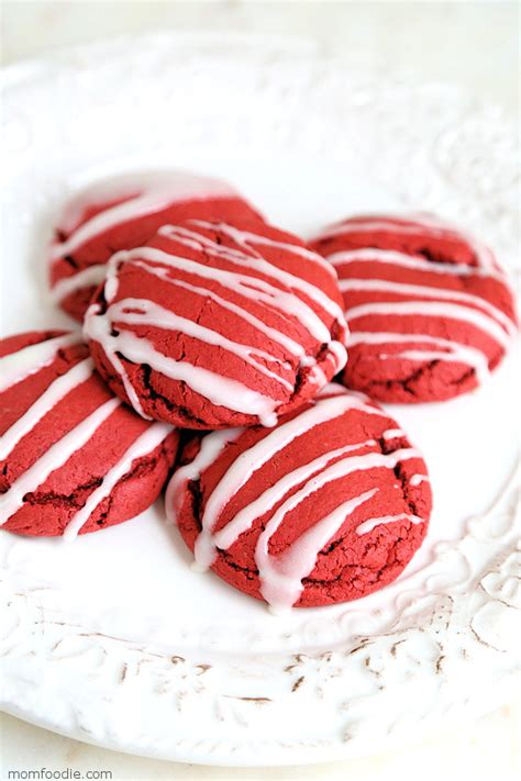 Red Velvet Cake Mix Cookies - Mom Foodie