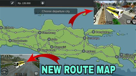 New Route Map Mod || Bus Simulator Indonesia. New update 3.7 - YouTube