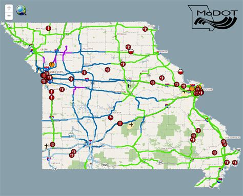 Missouri Road Conditions Map - United States Map