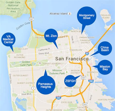 Medical Center & Radiology Locations | UCSF Radiology