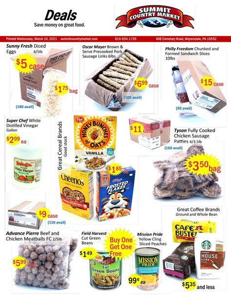 Meat Deals - Summit Country Market