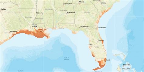 Sea Level Rise Map Effects