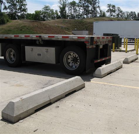 Concrete Truck Parking Stop Blocks | Nitterhouse Masonry