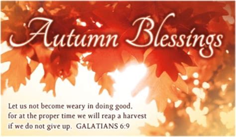 Autumn Blessings eCard - Free Autumn Cards Online