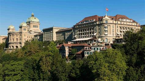 Five star grand hotel with central location and great views in Bern