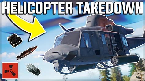 TAKING down the PATROL HELICOPTER in RUST - Rust Vanilla Survival - YouTube