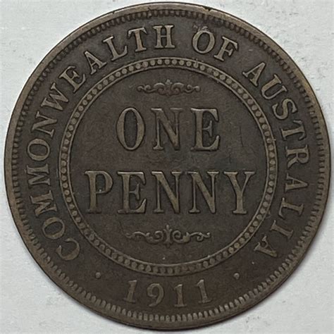 1911 Australia One Penny – Private Coin Collection