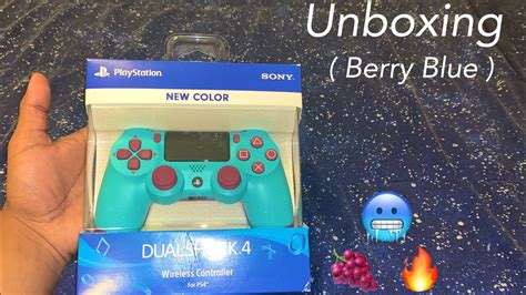 UNBOXING The New BERRY BLUE PS4 Controller - YouTube