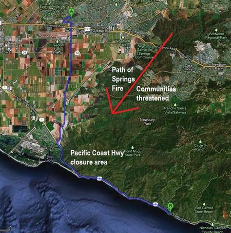 Camarillo Fire 2013: Springs Fire Advances Near Newbury Park Today