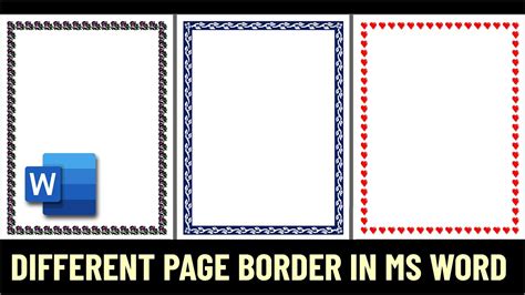 How Do I Create A Custom Page Border In Microsoft Word - Printable Templates Free