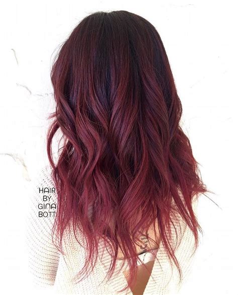 Red ombre | Red ombre hair, Dyed hair ombre, Hair dye balayage