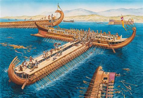 "Salamis, 480 BC: Ramming and boarding", Peter Dennis | Greco persian wars, Ancient warfare ...