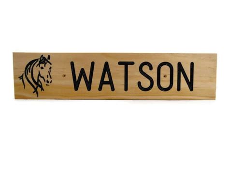 Horse Name Plate/Stable Tag/Name Tag Personalized Handmade