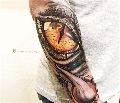 Dragon Eye tattoo by Andrey Vinokurov | Post 21198