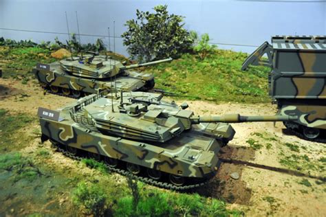 Model of the Korean K1 and K1A1 main battle tank photo - Brian McMorrow ...