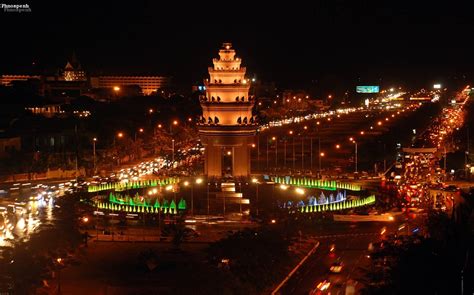 Phnom Penh, the capital of Cambodia. The city - dubbed as the"Pearl of ...