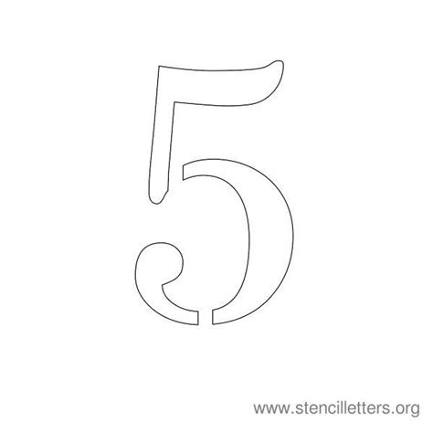 Number Stencils 1-10 | Free stencils printables, Number stencils, Stencils printables