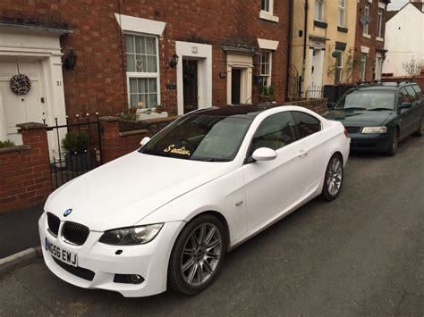 Satin White BMW e92 325i Automatic Coupe | in Telford, Shropshire | Gumtree