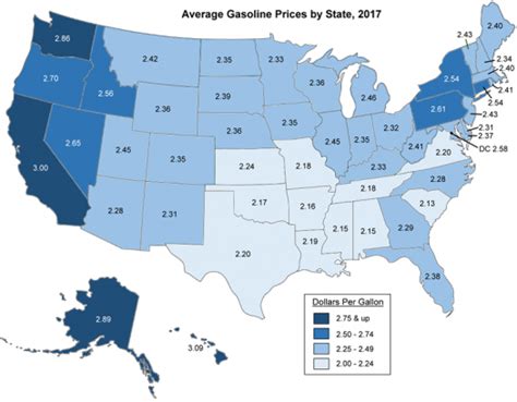 Gas Prices By State - The Stubborn Similarity Of Gas Prices Across Eau Claire ... - State of ...