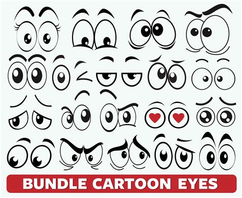 Cartoon Eyes Svg Comic Svg Emoji Eyes Svg Emoticon Svg Cils svg Cartoon Eyes Clipart Cartoon ...