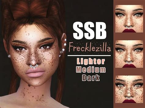 Get a load of these useful and unique freckles. They cover a bit of the back, shoulders and ...