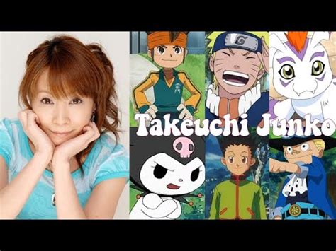 Takeuchi Junko - 15 Anime Characters - YouTube