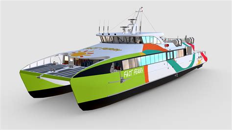 High-speed Catamaran Ferry - Buy Royalty Free 3D model by IgYerm (@IgorYerm) [433568d ...