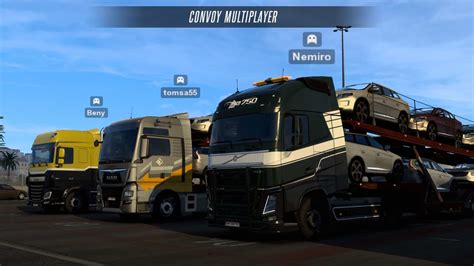 Convoy Multiplayer added to Euro Truck Simulator 2 | Traxion