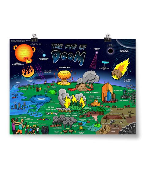 Map of Doom Poster – DFTBA