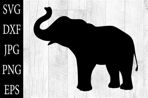 Elephant Silhouettes Elephant SVG EPS Graphic by Aleksa Popovic ...