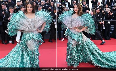 Cannes 2024: Aishwarya Rai Lights Up The Red Carpet In A Glitzy Falguni ...