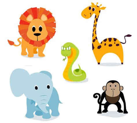 Cartoon jungle animal clipart – Clipartix