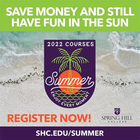 Register for Summer Courses - www.shc.edu