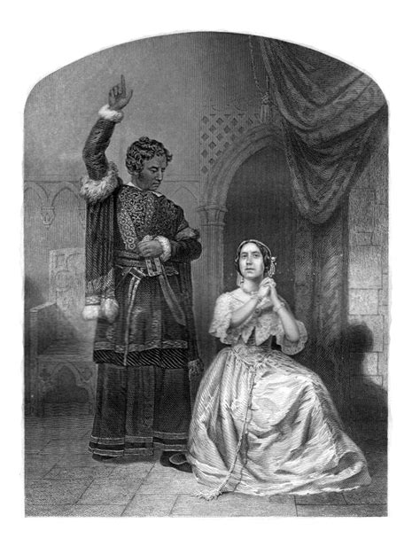 Mr George Bennet as Othello and Miss Jane Bennett as Desdemona | Victorian Illustrated ...