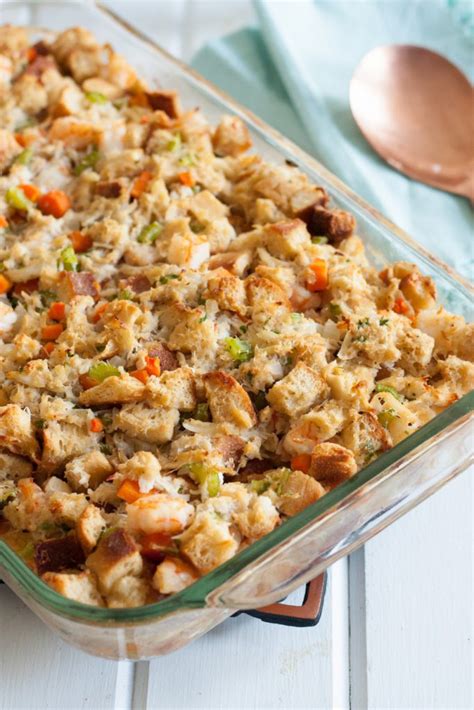 Mid-Atlantic Seafood Stuffing (Dressing) - Goodie Godmother