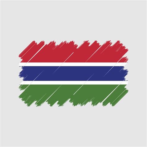 Gambia Flag Vector. National Flag 10773033 Vector Art at Vecteezy