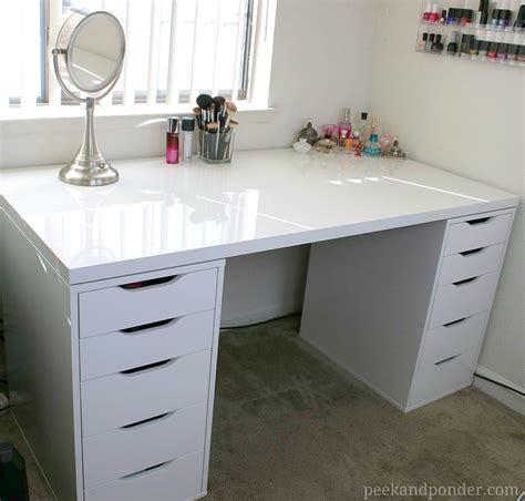 My New IKEA Makeup Vanity, DIY Style! | Peek & Ponder