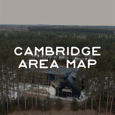 Cambridge Area Map