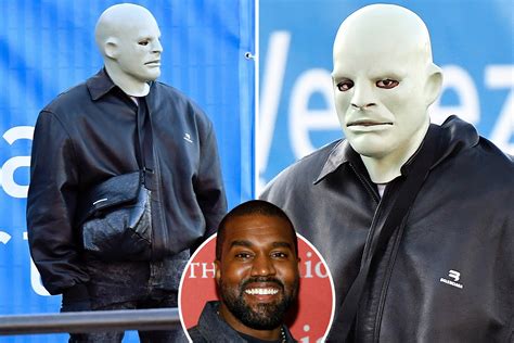 Kanye West goes undercover in creepy mask in Italy as rapper's divorce from Kim Kardashian moves ...