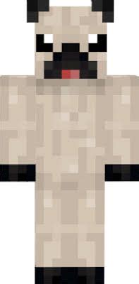 Minecraft pug skin to copy for cake | Minecraft skins, Pugs, Minecraft